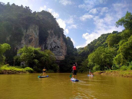 Chèo Sup Kayak hồ Ba Bể